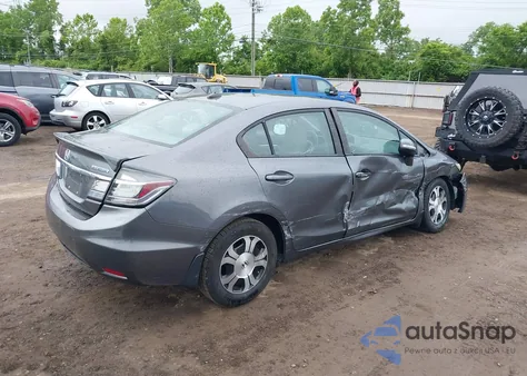 2013 Honda Civic Hybrid из США, поврежденный, VIN 19XFB4F26DE001056